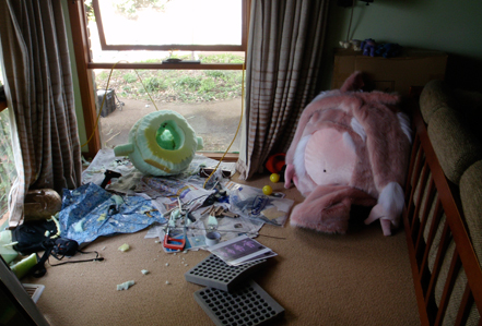 This is the Creature Laboratory, where Pinky is put together.